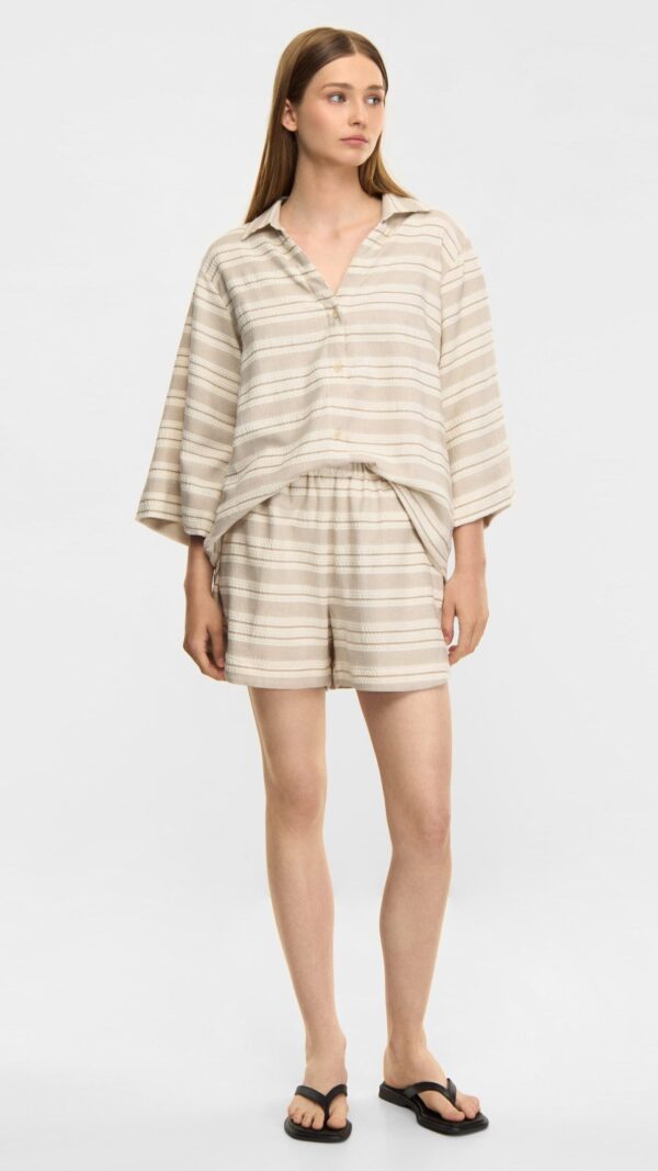 Alira beige stripe