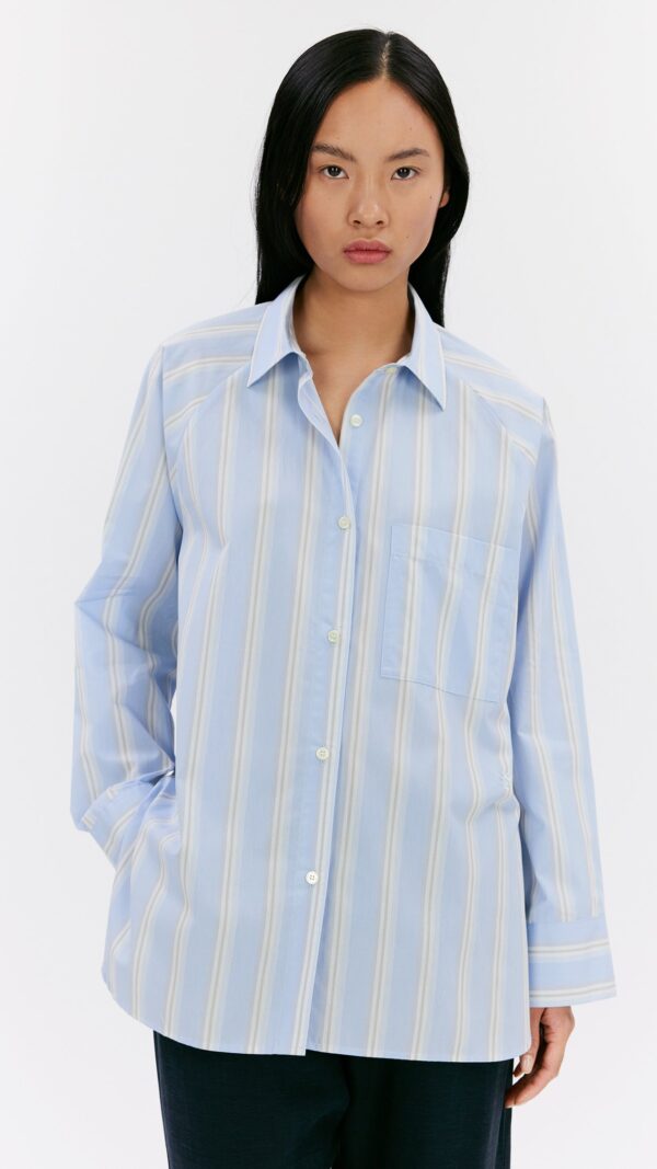 Noelle blue stripe